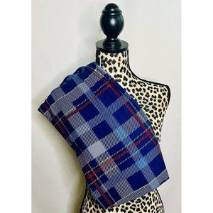 AGNES & DORA PLAID BLUE YELLOW RED GREY ADULT LEGGINGS SIZE XL PLUS SIZE (16-20)